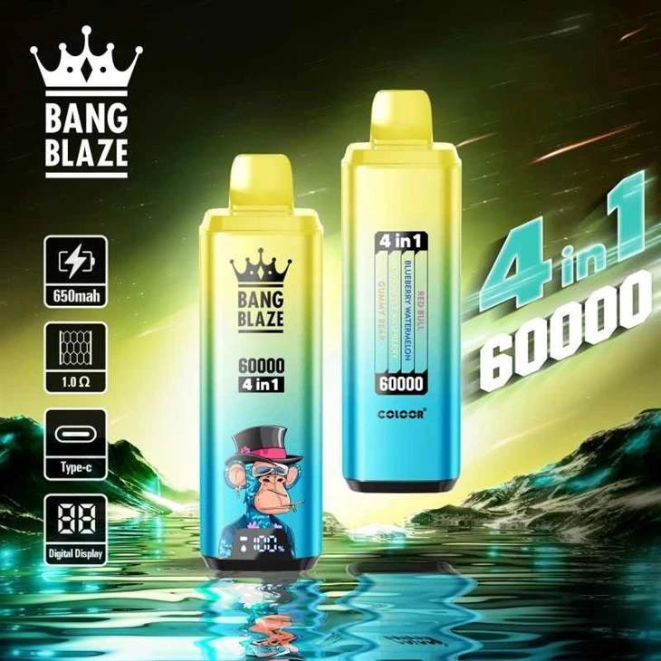 BANG BLAZE 60000 PUFFS 4 IN 1 FLAVOR VAPE BANG BLAZE 60000 PUFFS 4 IN 1 FLAVOR VAPE