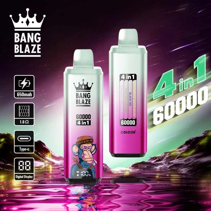 BANG BLAZE 60000 PUFFS 4 IN 1 FLAVOR VAPE BANG BLAZE 60000 PUFFS 4 IN 1 FLAVOR VAPE