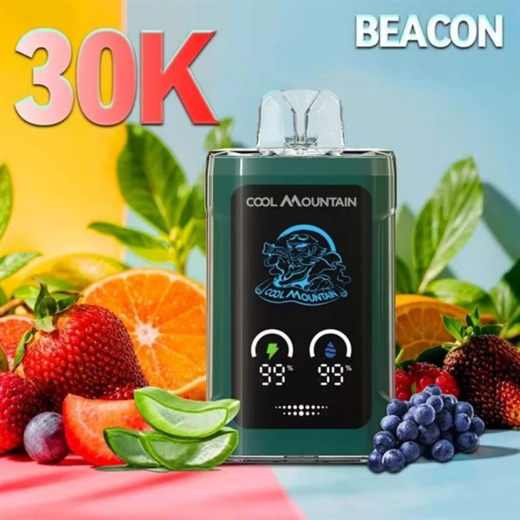 Original-Cold-Mountain-Beacon-30K-30000-Puffs-Disposable-E-Cigarettes-Vape-Box-35ml-Capcity-E-Liquid-2-Nicotine-Disposables-Vapes-Electronic-Cigarette-Vapor (13COOL MOUNTAIN BEACON 30000
