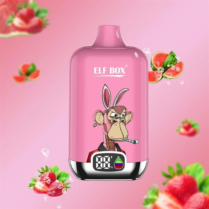 Strawberry Watermelon ELF BOX Digital 12000 Strawberry Watermelon ELF BOX Digital 12000