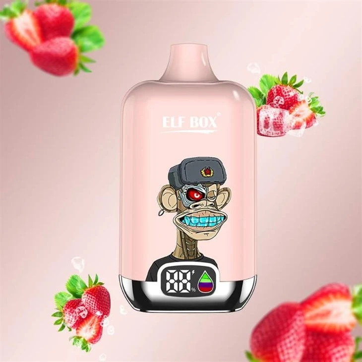 Strawberry Ice ELF BOX Digital 12000 Strawberry Ice ELF BOX Digital 12000
