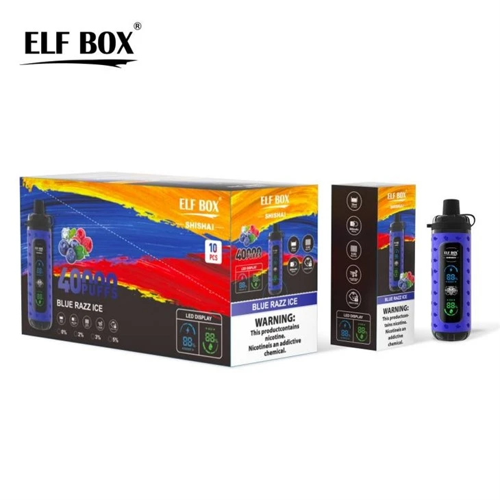 blue razz ice_ELF BOX SHISHA MAX 40000 blue razz ice_ELF BOX SHISHA MAX 40000