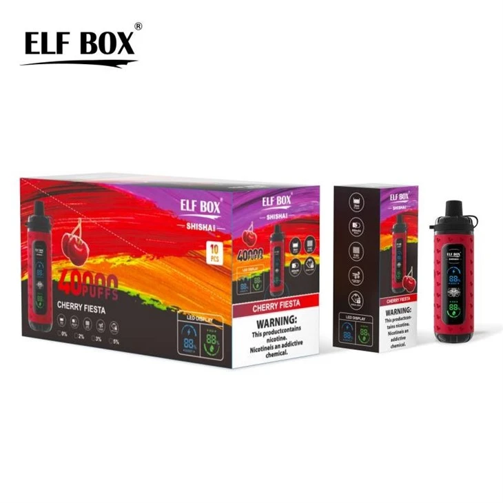 cherry fiesta_ELF BOX SHISHA MAX 40000 cherry fiesta_ELF BOX SHISHA MAX 40000