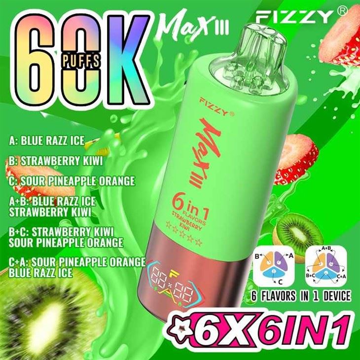 FIZZY 60K PUFFS 6IN1