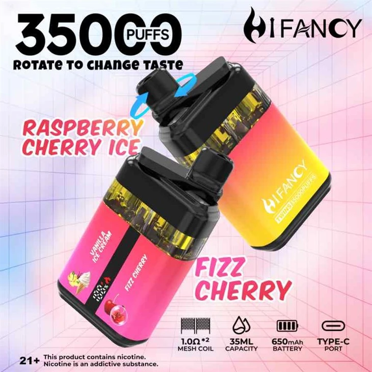 HIFANCY TWINS 35000 Puffs Dual Flavor HIFANCY TWINS 35000 Puffs Dual Flavor