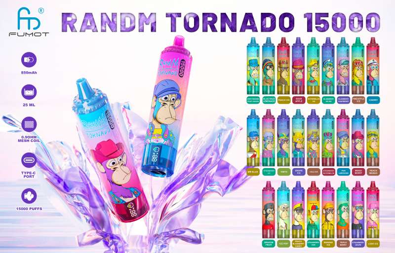 RandM TORNADO 15000puffs