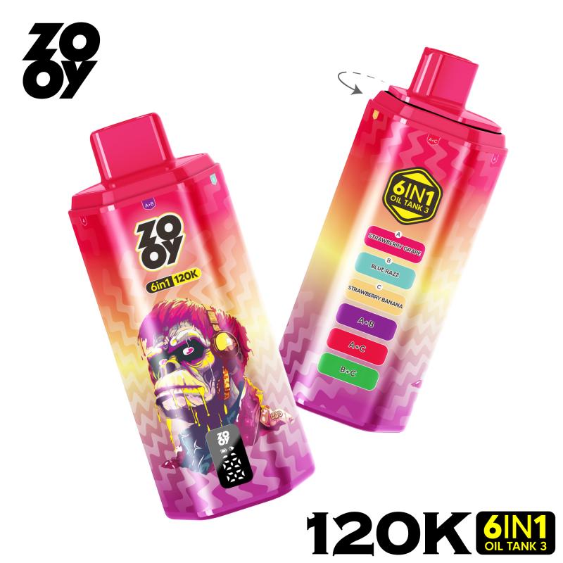 ZOOY VAPE 6 IN 1 120K-06 ZOOY VAPE 6 IN 1 120K-06