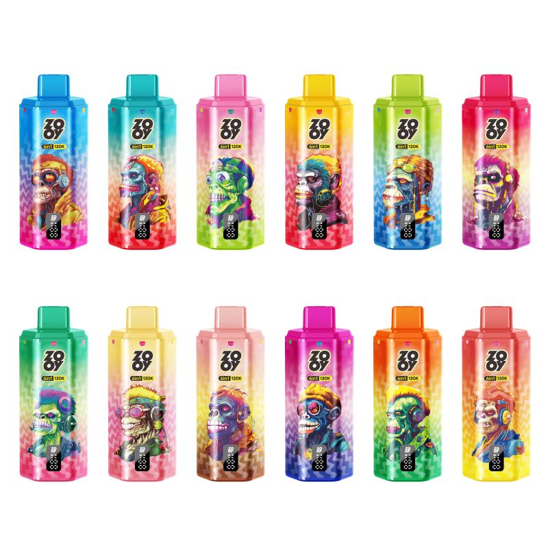ZOOY VAPE 6 IN 1 120K oil tank 3 taste List ZOOY VAPE 6 IN 1 120K oil tank 3 taste List