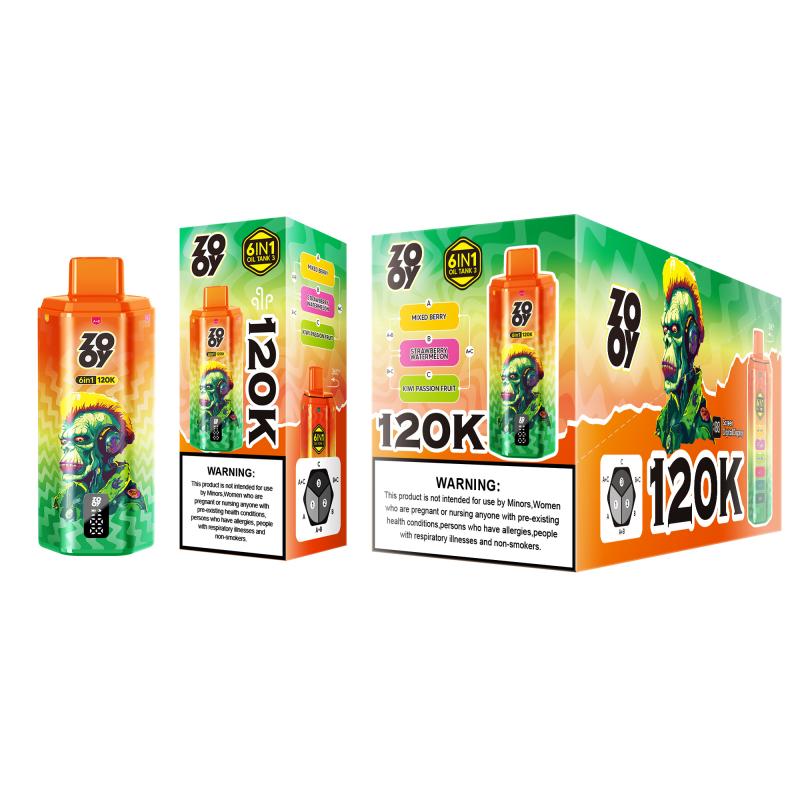 ZOOY VAPE 6 IN 1 120K oil tank 313