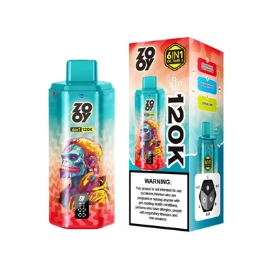 ZOOY 120K 6-in-1 মাল্টিচ্যানেল ইলেকট্রনিক অ্যাটোমাইজেশন ডিভাইসের কাঠামোগত বিশ...