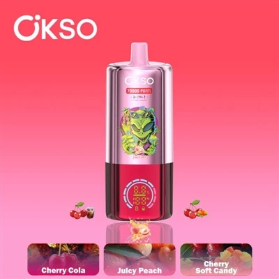 OKSO 3IN1 70000 PUFF: ফ্ল্যাগশিপ ডিসপোজেবল ই-সিগারেটটি উচ্চ ক্ষমতা এবং ব্যতিক...