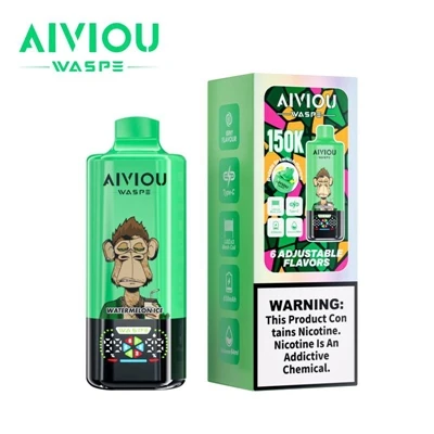 WASPE Aiviou 6 in 1 150K Puffs Disposable Vape – উচ্চ-ক্ষমতা, বহু-কার্যকর ডিস...