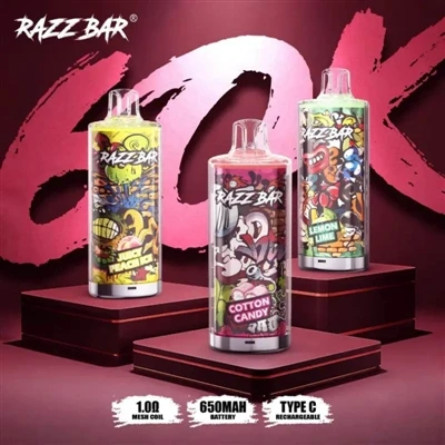 Razz Bar 60000: উচ্চ-ক্ষমতার ডিসপোজেবল ই-সিগারেটের একটি নতুন যুগের সূচনা৷