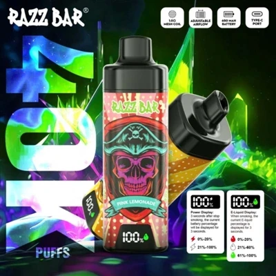 Razz Bar 40K ডিসপোজেবল ই-সিগারেট: উচ্চ ক্ষমতা এবং উচ্চ কর্মক্ষমতা সহ একটি নতু...