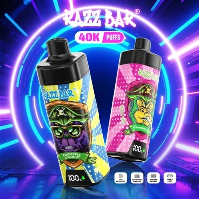 Razz Bar 40000 ডিসপোজেবল ই-সিগারেট: একটি উচ্চ-ক্ষমতা, উচ্চ-পারফরম্যান্স আলটিম...