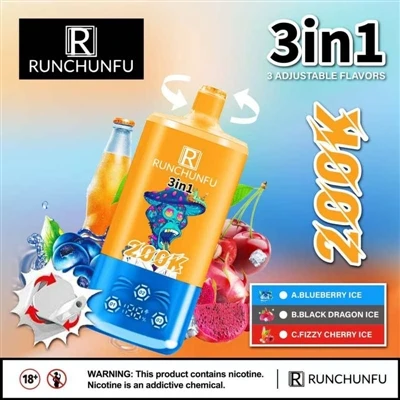 Runchunfu 200K পাফস: ডিসপোজেবল ই-সিগারেটের কাঠামো এবং ব্যবহারকারীর অভিজ্ঞতায়...