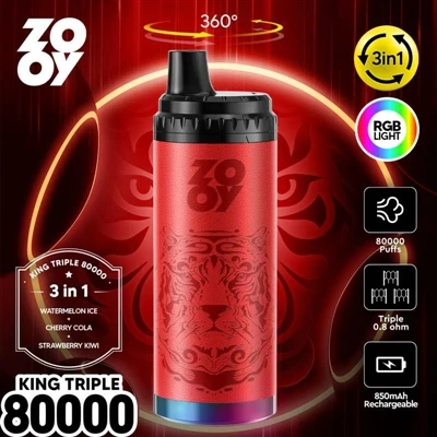 ZOOY KING 3-in-1 80000 Puff Disposable Vape: প্রযুক্তিগত উদ্ভাবন এবং গভীরভাবে...