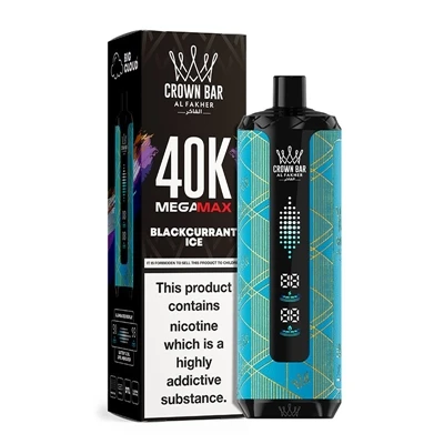 AL Fakher Crown Bar MegaMax 40K: উচ্চ-ক্ষমতার ডিসপোজেবল ই-সিগারেটের চূড়ান্ত ...