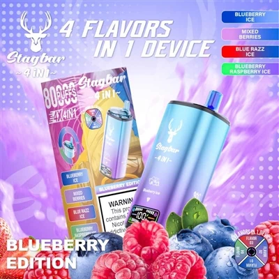 Hotsellvape পাইকারি চ্যানেল: স্ট্যাগ বার 4in1 80000 পাফের জন্য কাস্টমাইজেশন এ...