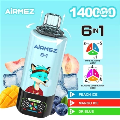 Airmez Fox 140K: একটি উদ্ভাবনী সৃষ্টি যা ডিসপোজেবল ই-সিগারেটের অভিজ্ঞতাকে নতু...