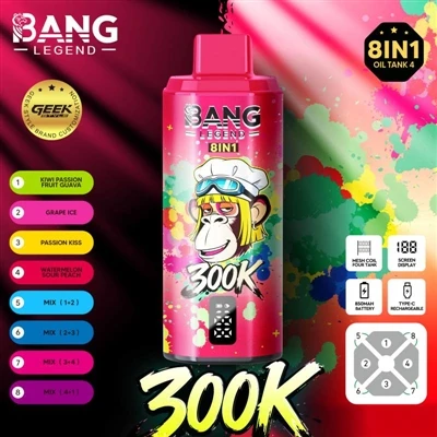 ব্যাং লিজেন্ড 300000: একটি নতুন ই-সিগারেটের অভিজ্ঞতা আনলক করুন, বিশুদ্ধ আনন্দ...