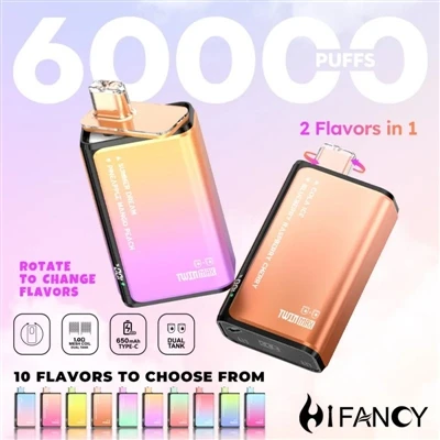 HIFANCY TWINMAX 60K — আপনার হৃদয়ের বিষয়বস্তুতে দুটি স্বাদ উপভোগ করুন, প্রতি...