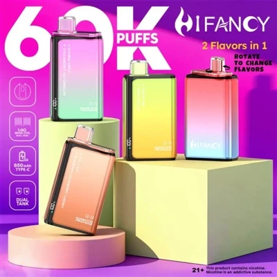 HIFANCY TWIN MAX 60K — দ্বৈত স্বাদ এবং সীমাহীন মজা উপভোগ করুন