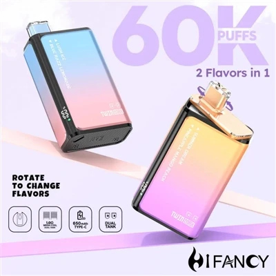 HIFANCY TWINS MAX 60K — একটি ডাবল ফ্লেভার বিস্ফোরণ, আপনার স্বাদের অ্যাডভেঞ্চা...