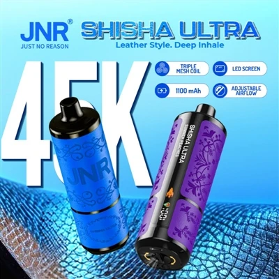 JNR SHISHA ULTRA 45000: উচ্চ-শেষ ডিসপোজেবল ভ্যাপগুলি 'প্রিমিয়াম টেক্সচারের য...