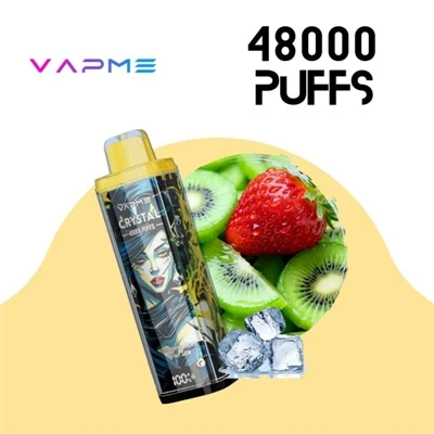 VAPME CRYSTAL 48000: একটি উচ্চ-ক্ষমতার ডিসপোজেবল ই-সিগারেট দীর্ঘমেয়াদী ব্যবহ...