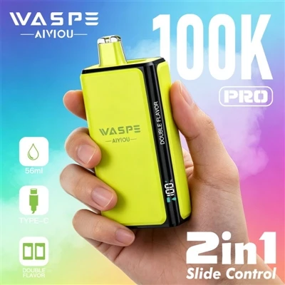 Waspe ডাবল ফ্লেভার 100K প্রো: যখন ভ্যাপিং শুরু হয় 'একঘেয়েমি'কে না বলে