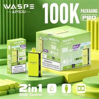 Waspe ডাবল ফ্লেভার 100K প্রো: যখন ডিসপোজেবল ভ্যাপগুলি 'একঘেয়েমি' না বলা শুরু...