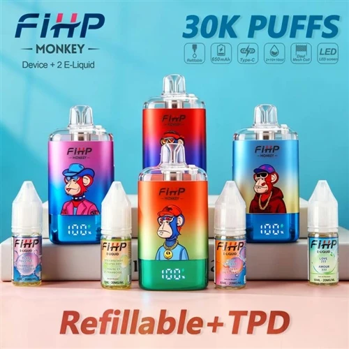 FIHP MONKEY 30K রিফিলযোগ্য ভ্যাপ: দীর্ঘ ব্যাটারি লাইফ এবং সুবিধার ভারসাম্যপূর...