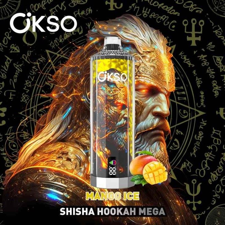 mango ice_OKSO shisha hookah mega 50k