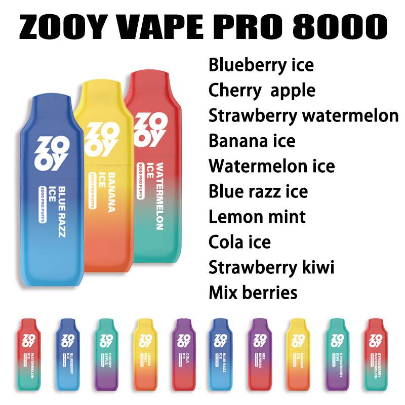 ZOOY PRO 8000 puffs vape 8 ZOOY PRO 8000 puffs vape 8