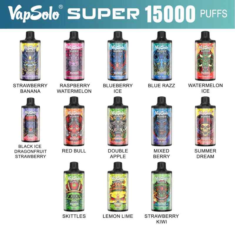 VapSolo SUPER 15000 puffs vapes