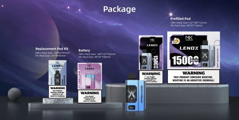 Maskking-Lenox-15000-Puffs-Replaceable-Pod-16-Flavors-25ml-Oil-550mAh-Vape Maskking LENOX 15000 Maskking-Lenox-15000-Puffs-Replaceable-Pod-16-Flavors-25ml-Oil-550mAh-Vape Maskking LENOX 15000
