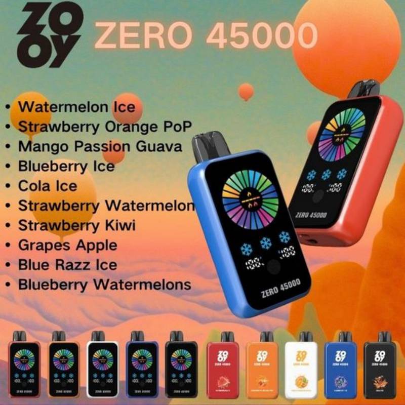 Best-26ml-E-Liquid-Fruit-Flavors-Wholesale-I-Vape-Pen-Zooy-Zero-45000-16K-18K-20K-22K-25K-Puffs-Big-Capacity-Vape ZOOY ZERO 45000