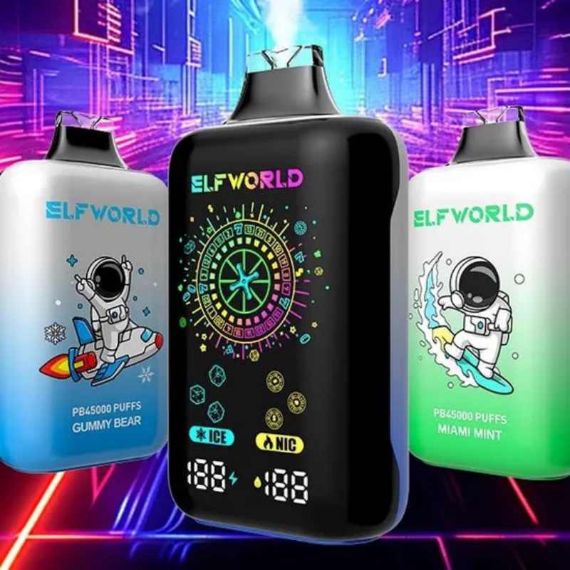 Adjust-Ice-N-Wholesale-Disposable-Elfworld-Iceking-45000-Elf-10000-20000-30000-50000-Orion-Lost-Puff-Bar-Vaporizer-I-E-Cigarette-Vape-Pen-Mesh-Coil-Bar ELFWORLD PB45000