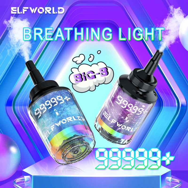 ELFWORLD DOUBLE MOUTHED GIANT HOOKAH 99999 Puffs 11