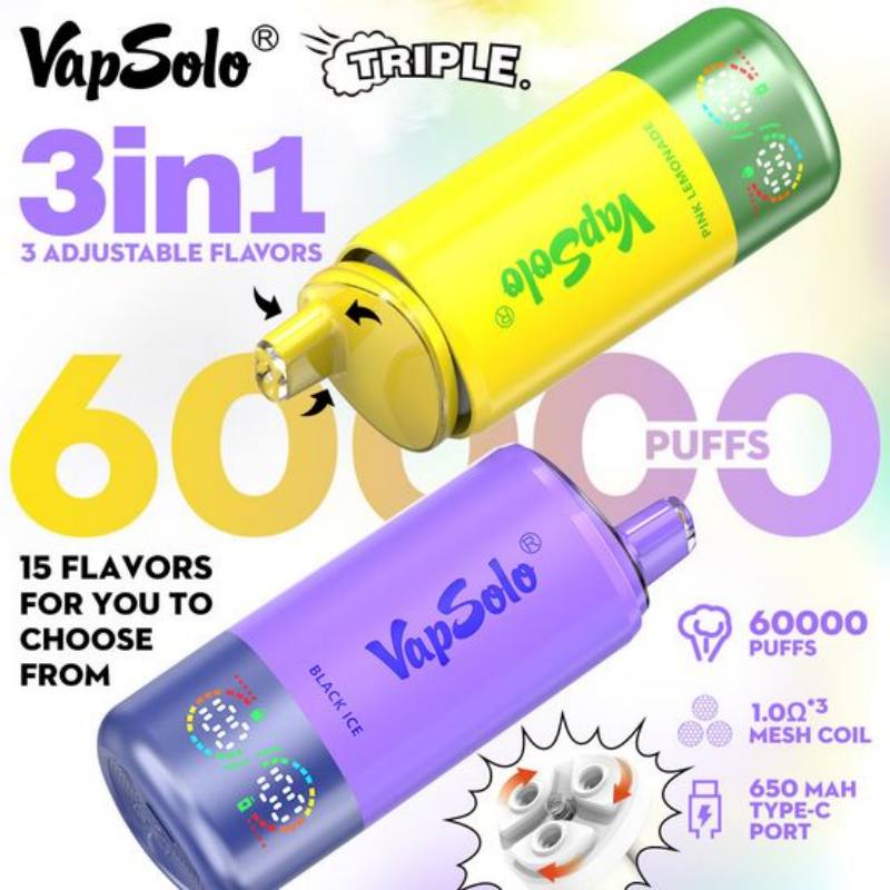Wholelsale-I-Vape-Vapsolo-Triple-PRO-60000-40000-30000-Puff-Vape-Vaper-30K-40K-60K-Mini-E-Cigarette-Madrid-Seville-Hot-Selling-Vapesolo-Vapesvapsolo 60000
