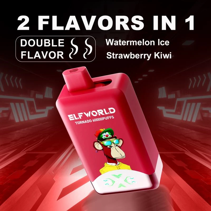 E40 Watermelon IceStrawberry KiwiELFWORLD TORNADO 60000