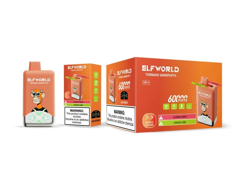 E40-Gummy-BearLemon-LimeELFWORLD TORNADO 60000