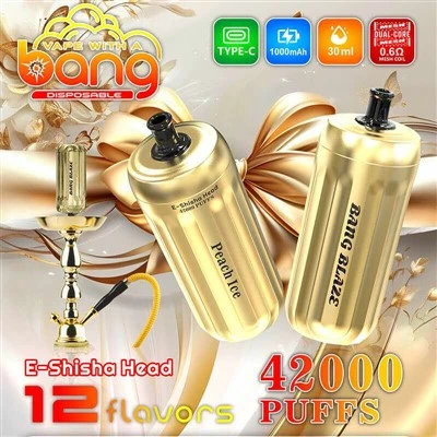 ব্যাং ব্লেজ ই-শিশা হেড 42000 পাফস