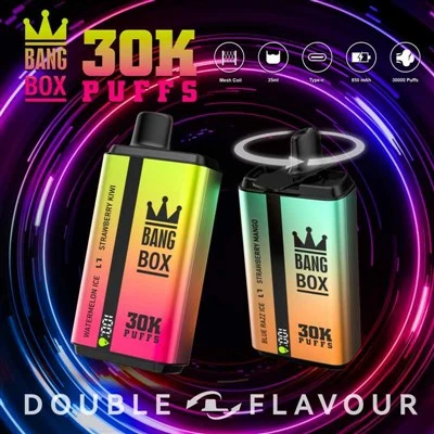 ব্যাং বক্স 30000 পাফস ডাবল স্বাদ ভ্যাপ