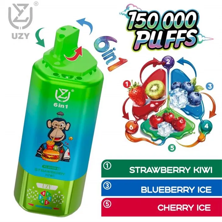 UZY 6 in 1 150K Puffs Vape