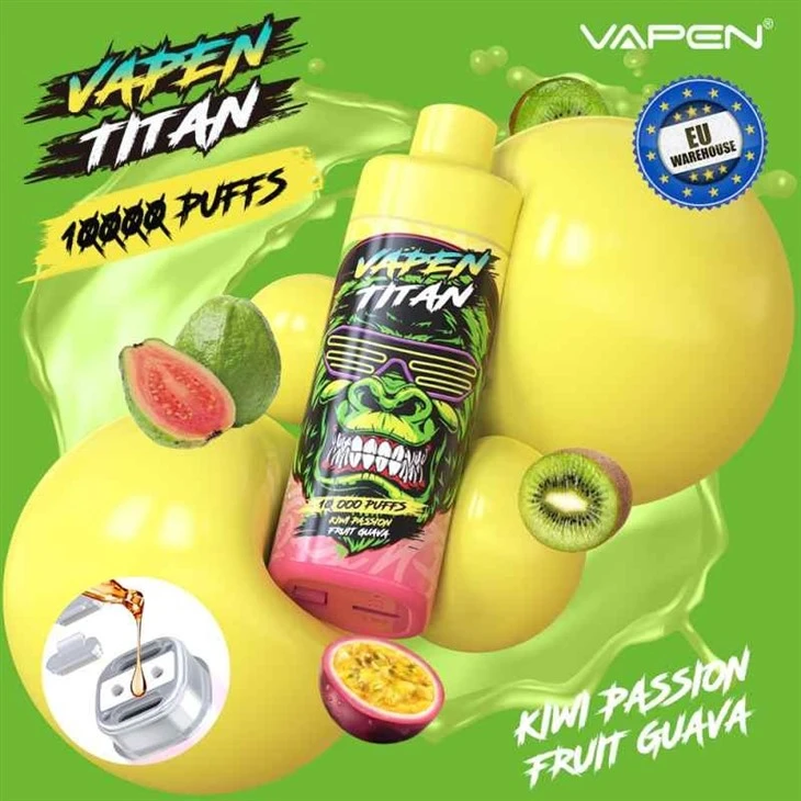 Kiwi Passion Fruit Guava_VAPEN TITAN Kiwi Passion Fruit Guava_VAPEN TITAN