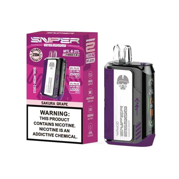SAKURA_GRAPE VAPMOD SNIPER 25000 SAKURA_GRAPE VAPMOD SNIPER 25000