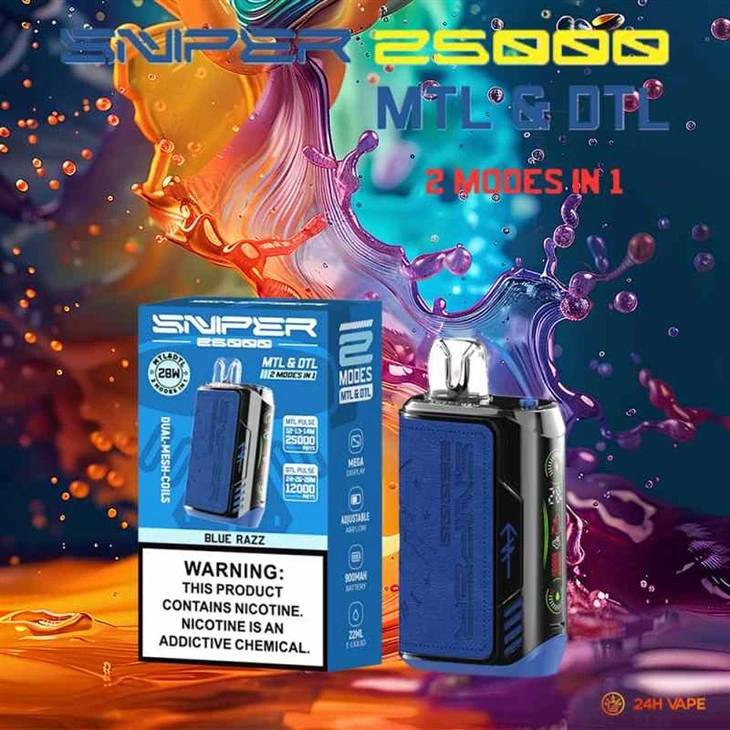 VAPMOD SNIPER 25000 Puffs VAPMOD SNIPER 25000 Puffs