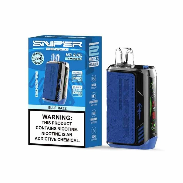 BLUE_RAZZ_VAPMOD SNIPER 25000 BLUE_RAZZ_VAPMOD SNIPER 25000
